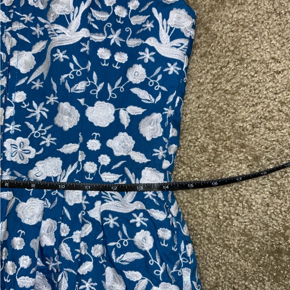 Betsey Johnson Blue and White Floral Dress - Picture 7 of 9